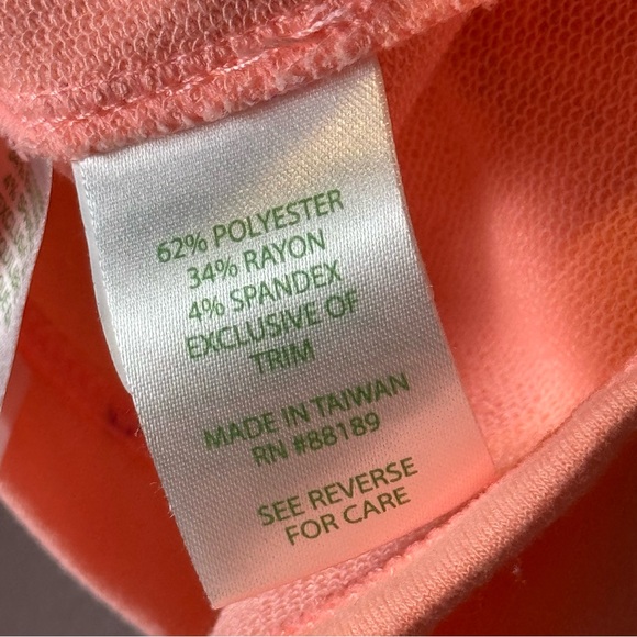Lilly Pulitzer Mini Jansen Sweatshirt Peach Flamingo XS (2-3) - Picture 8 of 9